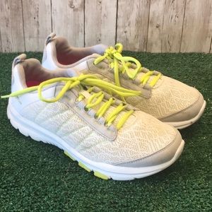 Abeo stellar White - lime Womens sneakers